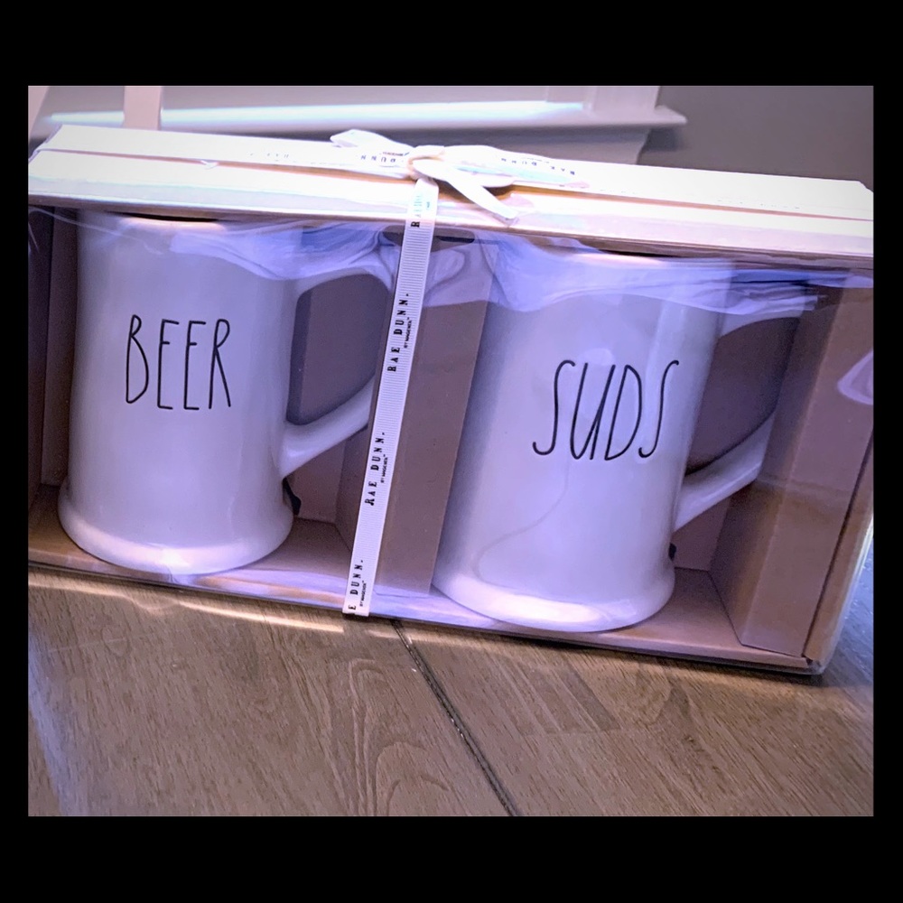 Rae Dunn Beer Mugs